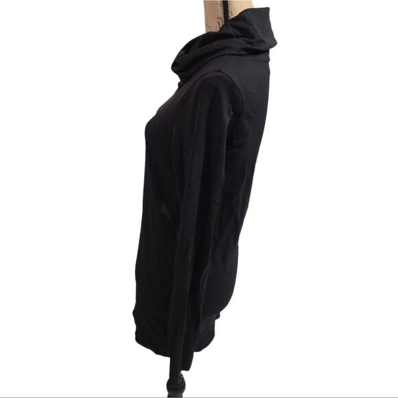 Maidenform Women's Seamless Sport Base layer Thermal Cowl Neck Tunic Black Med - Picture 7 of 8